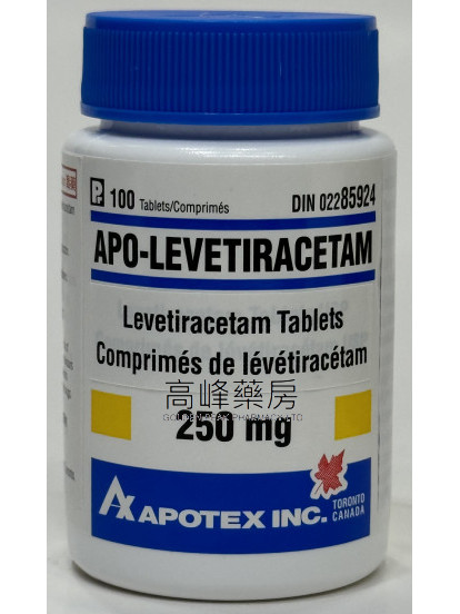 Apo-Levetiracetam 250mg 100Tablets