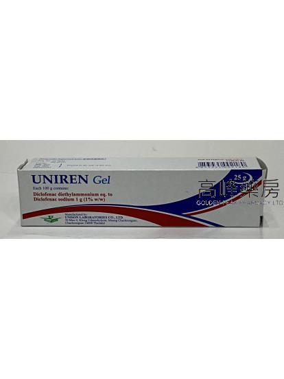 肌特灵Uniren Gel 1% 25g