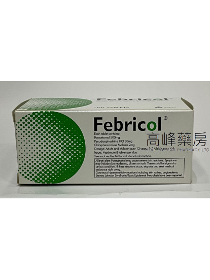 Febricol 100Tablets